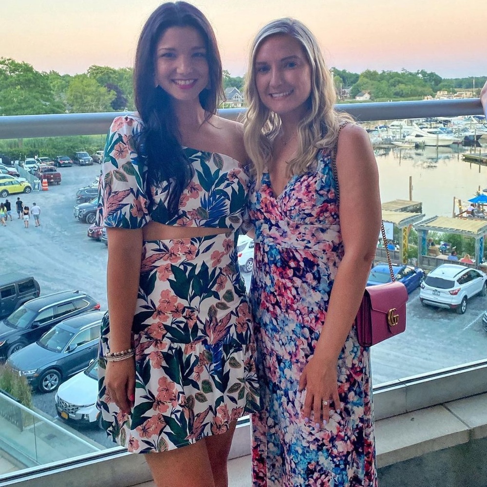 Floral Off-Shoulder Mini Dress - Picture 2 of 3